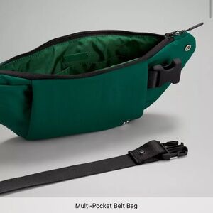 Lululemon Athletica Everglade Green Multi-Pocket Belt Bag